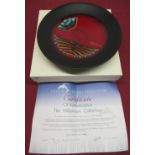 Poole Pottery 'Millennium' collection limited edition charger in original box with certificate