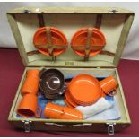 Coracle picnic set in case