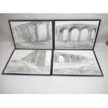 Jenny Holmes (Contemporary) Studies of Viaducts, set of four ltd.ed (4)