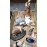 Border Fine Arts Old English Sheepdog & Pekinese no. A4674, 2005, selection of other decorative