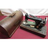 Cased Singer sewing machine