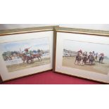Two limited edition prints after Stanley Keen, both horse racing scenes, numbered 80/850 and 89/850,