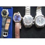 Two automatic fashion watches and other quartz and mechanical wristwatches
