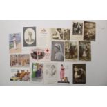 Selection of WW1 period Postcards relating to Nurses, Women war workers, munitions girls etc (16)