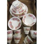 Colclough D575 pattern tea service for six covers (qty)