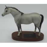 Beswick of England Connoisseur model Arab stallion, on oval base