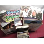 Various LP records including The Pretenders, Elton John's Greatest Hits, Don Mclean, The Jackson