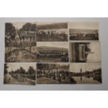 Nine early C20th postcards of Aldershot mainly of a military theme showing HQ gymnasium, cavalry