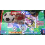 Superstriker football game with selection of loose superstriker and Subbuteo teams