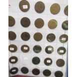 Folder of UK pre-decimal bronze and cupro nickel coinage, some QV but mainly C20th