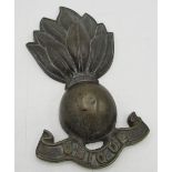 Heavy cast bronze Royal Engineers plaque, L17.5cm