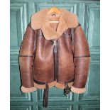 Modern Irvin RAF sheepskin flying jacket, made under exclusive licence from Irvin, with own makers