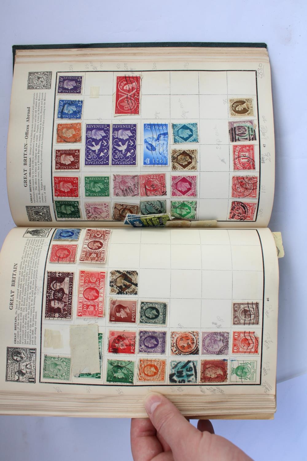 Wanderer All World stamp album, mounted and used defins, mostly Edw.VII to Geo.V period - Image 4 of 6