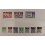 Commonwealth stamp album, many countries represented inc. Hong Kong, mainly KGVI onwards with some