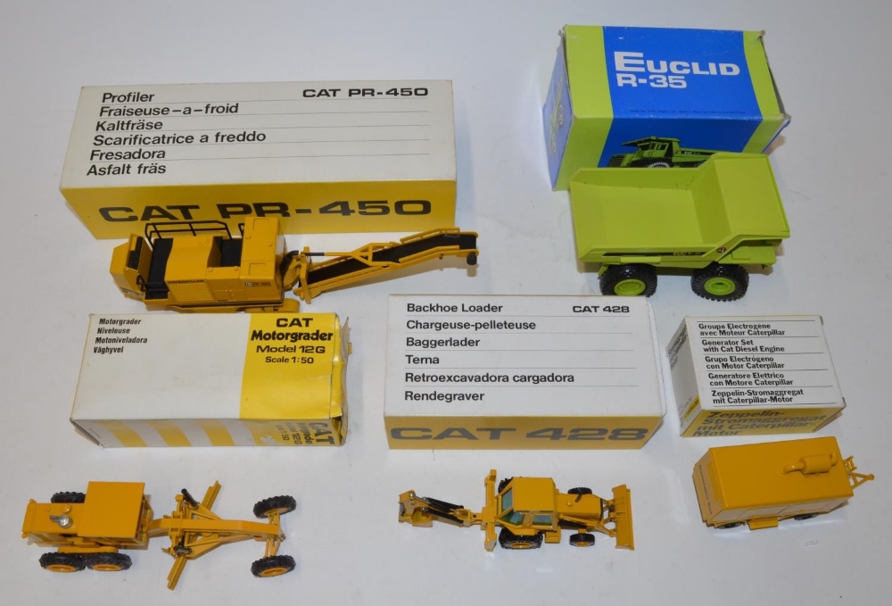Boxed industrial machinery models, mostly Caterpillar, four by NZG Modelle including PR450 - Image 3 of 8