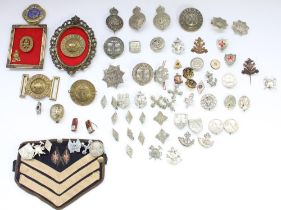 Selection of Boys Brigade badges and pins, along with a few Life Boys Brigade and Church Lads