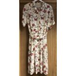 Ladies floral shirt dress - unsized