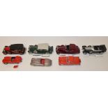 7 Franklin Mint 1/18 diecast model cars.