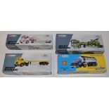 Four boxed Corgi diecast model vehicles, including Edward Beck & Son Ltd, Foden FG articulated and