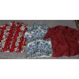 Seven shirts of various styles and makers, including two Hawaiian shirts, one made in Hawaii (7)