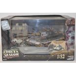 Forces Of Valor King Tiger diorama, "Battle at the Seine River".