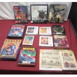 Small collection of PC-CD ROM and Amiga games inc. Might and Magic III Isle of Terra,Amber State,