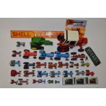 Large collection of tractor models, mostly die cast, Oxford Commercials, 2 Crescent toy Co., Ertl,