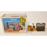Boxed 1972 Mamod TE1A steam tractor, Meccano steam engine (both A/F) (engine missing drive cable and