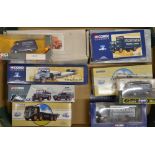 Collection of Pickfords diecast model vehicles, including Heartsmith Models Ltd, Volvo FL6, Allied