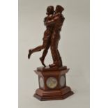 Danbury mint painted resin sculpture of a couple embracing entitled "VE day". No certificate or box,