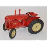 Vintage large scale Lesney Massey-Harris 745d metal tractor, L 27cm