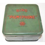 Vintage Bing "Pigmyphone" toy/nursery gramophone, mid 1920's, German made (AF)