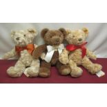 Steiff Cosy Year bears 2020, H34cm, 2021, H34cm and 2022, H34cm (3)