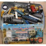 Collection of 00 gauge railway parts accessories locomotives, rolling stock, etc (AF)