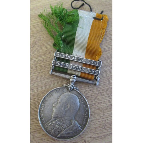 Queen's South Africa medal with Wittebergen Transvaal and Cape Colony clasps, awarded to 3248 Pte. - Image 4 of 5