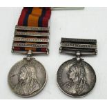Queen's South Africa medal, South Africa 1902 Transvaal Orange Free State & Cape Colony clasps,