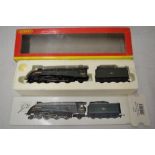 Boxed Hornby Class A4 60024 Kingfisher electric train model locomotive, lacking instructions; good
