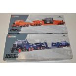 Two Corgi Classics Heavy Haulage sets, one Siddle Cook Scammell constructor, trailer unload