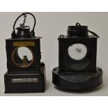 Trowse Lower Junc. signalling lamp by Lamp Manufacturing & Railway Supplies Ltd of London, stamped