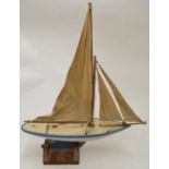 Large vintage Pond Cruiser "Southern Star" with stand. L62cm x H69cm