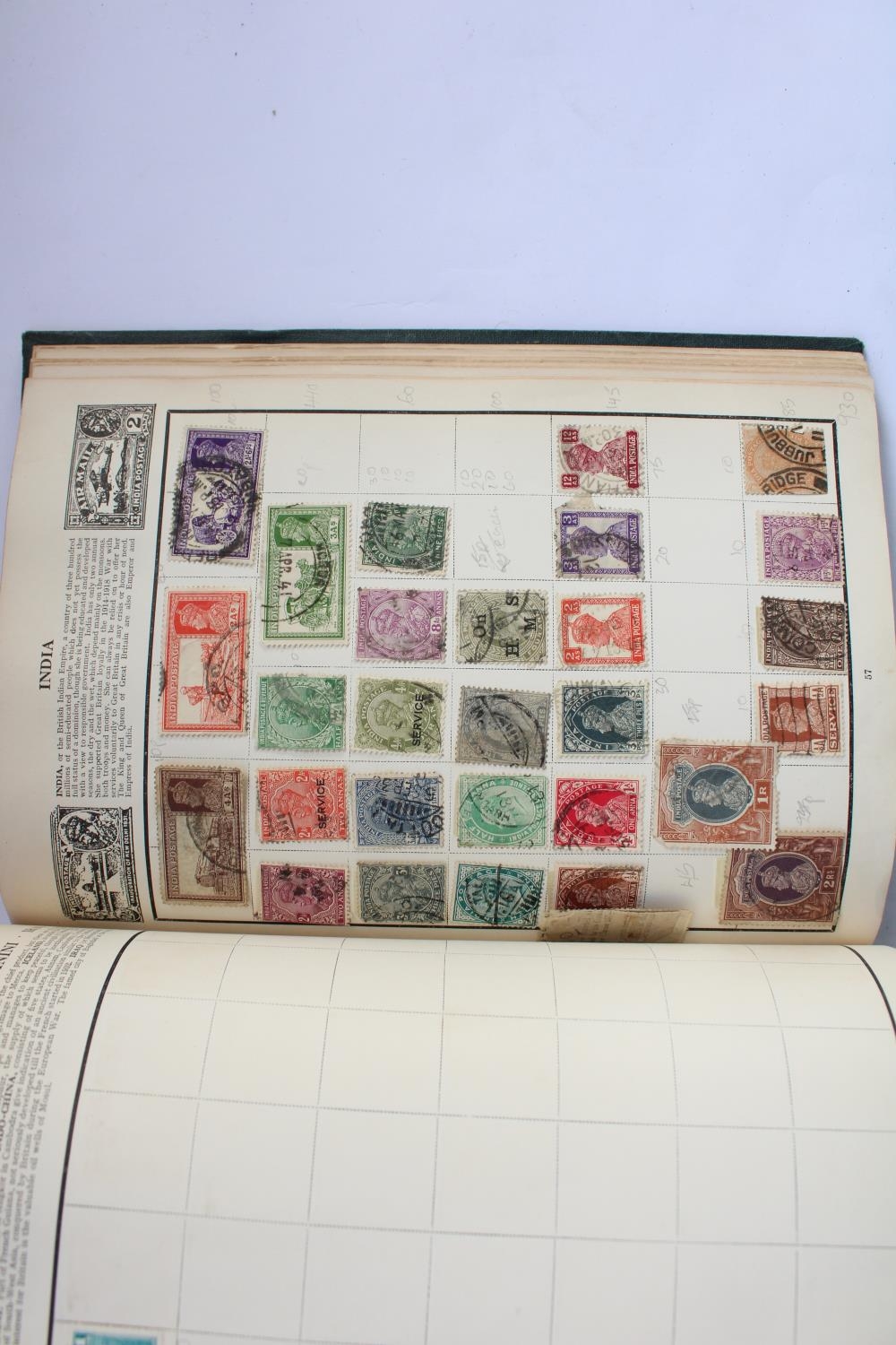 Wanderer All World stamp album, mounted and used defins, mostly Edw.VII to Geo.V period - Image 3 of 6