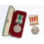 WW2 period Voluntary Medical Service medal, awarded Miss Patricia Hewison together with a Womens