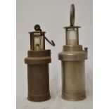 Two vintage safety lamps, one by Ceag, other unknown, tallest H34cm (2)