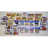 Various diecast model vehicles including Fina Cameo collection from Corgi, Oxford and Matchbox