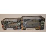 2 Forces Of Valor 1/35 diecast models, SD.KFZ 251/1 Hanomag, Elephant mobile artillery piece.