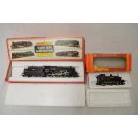 Two boxed Hornby OO gauge scale model trains, Silver Seal locomotive, tender drive with smooth