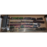 Hornby, Airfix and Lima OO gauge train models and track, coaches, rolling stock, Duett twin power