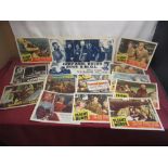 Collection of 1950s movie posters inc. Bombs over London, Red Ball Express, Flight Nurse, Fury in