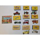 Eight vintage boxed Matchbox and Lesney models of Yesteryear, 1966 Matchbox Collector's Guide,