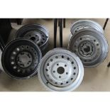 5 steel wheel rims. 5.5Jx15H2